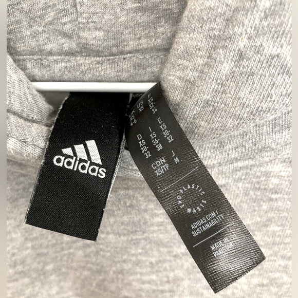 Women’s XS grey ALL SZN oversized Adidas hoodie - Picture 2 of 4
